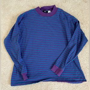 Blue and purple long sleeved tee from BDG by Urban Outfitters